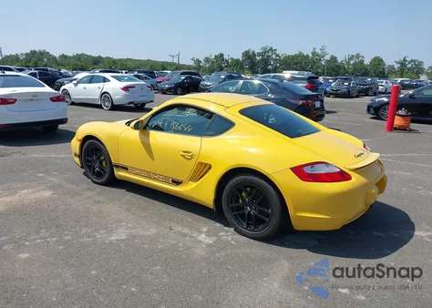 2007 Porsche Cayman from USA, damaged, VIN WP0AA29877U760080